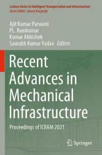 Recent Advances in Mechanical Infrastructure : Proceedings of ICRAM 2021 (Lecture Notes in Intelligent Transportation and Infrastructure)
