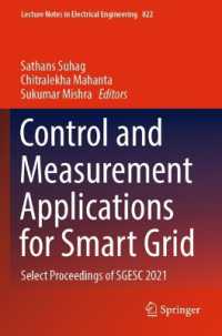 Control and Measurement Applications for Smart Grid : Select Proceedings of SGESC 2021 (Lecture Notes in Electrical Engineering)