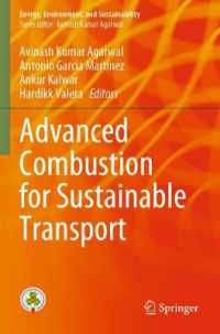 Advanced Combustion for Sustainable Transport (Energy, Environment, and Sustainability)