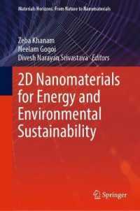 2D Nanomaterials for Energy and Environmental Sustainability (Materials Horizons: from Nature to Nanomaterials)