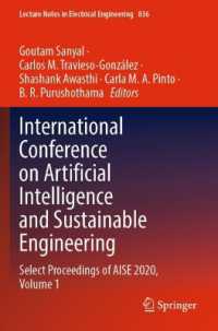 International Conference on Artificial Intelligence and Sustainable Engineering : Select Proceedings of AISE 2020, Volume 1 (Lecture Notes in Electrical Engineering)