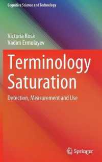 Terminology Saturation : Detection, Measurement and Use (Cognitive Science and Technology)