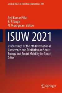 ISUW 2021 : Proceedings of the 7th International Conference and Exhibition on Smart Energy and Smart Mobility for Smart Cities (Lecture Notes in Electrical Engineering)