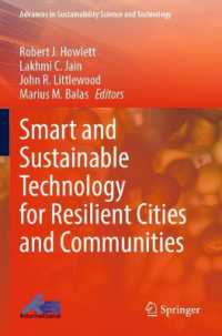 Smart and Sustainable Technology for Resilient Cities and Communities (Advances in Sustainability Science and Technology)