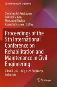 Proceedings of the 5th International Conference on Rehabilitation and Maintenance in Civil Engineering : ICRMCE 2021, July 8-9, Surakarta, Indonesia (Lecture Notes in Civil Engineering)