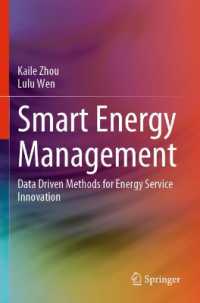 Smart Energy Management : Data Driven Methods for Energy Service Innovation
