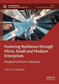 Fostering Resilience through Micro, Small and Medium Enterprises : Perspectives from Indonesia (Sustainable Development Goals Series)