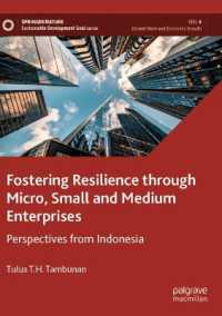 Fostering Resilience through Micro, Small and Medium Enterprises : Perspectives from Indonesia (Sustainable Development Goals Series)