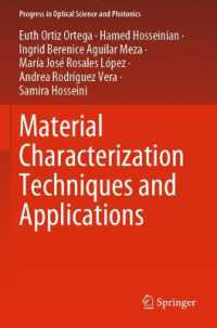 Material Characterization Techniques and Applications (Progress in Optical Science and Photonics)