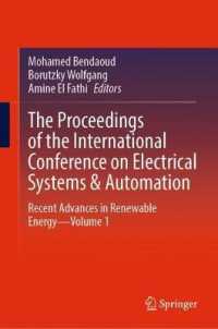 The Proceedings of the International Conference on Electrical Systems & Automation : Recent Advances in Renewable Energy—Volume 1