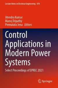 Control Applications in Modern Power Systems : Select Proceedings of EPREC 2021 (Lecture Notes in Electrical Engineering)