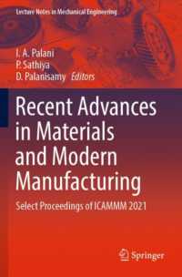 Recent Advances in Materials and Modern Manufacturing : Select Proceedings of ICAMMM 2021 (Lecture Notes in Mechanical Engineering)
