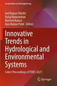 Innovative Trends in Hydrological and Environmental Systems : Select Proceedings of ITHES 2021 (Lecture Notes in Civil Engineering)