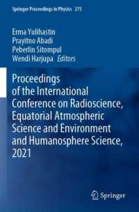 Proceedings of the International Conference on Radioscience, Equatorial Atmospheric Science and Environment and Humanosphere Science, 2021 (Springer Proceedings in Physics)