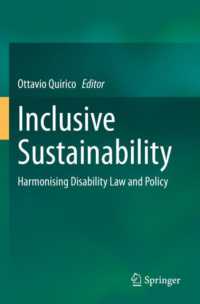 Inclusive Sustainability : Harmonising Disability Law and Policy