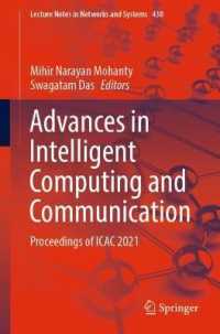 Advances in Intelligent Computing and Communication : Proceedings of ICAC 2021 (Lecture Notes in Networks and Systems)