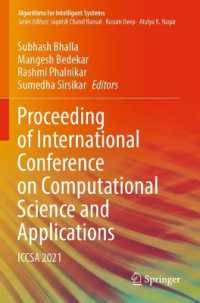 Proceeding of International Conference on Computational Science and Applications : ICCSA 2021 (Algorithms for Intelligent Systems)