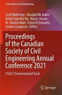 Proceedings of the Canadian Society of Civil Engineering Annual Conference 2021 : CSCE21 Environmental Track (Lecture Notes in Civil Engineering)