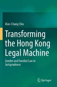 Transforming the Hong Kong Legal Machine : Gender and Familial Law in Jurisprudence