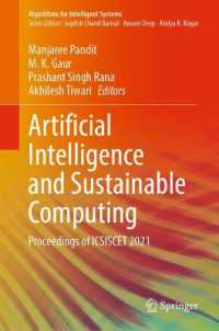 Artificial Intelligence and Sustainable Computing : Proceedings of ICSISCET 2021 (Algorithms for Intelligent Systems)