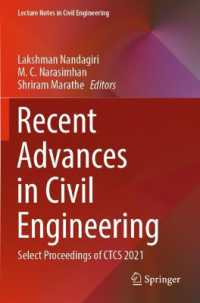 Recent Advances in Civil Engineering : Select Proceedings of CTCS 2021 (Lecture Notes in Civil Engineering)