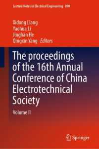 The proceedings of the 16th Annual Conference of China Electrotechnical Society : Volume II (Lecture Notes in Electrical Engineering)