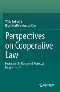 Perspectives on Cooperative Law : Festschrift in Honour of Professor Hagen Henrÿ