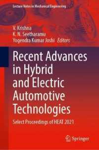 Recent Advances in Hybrid and Electric Automotive Technologies : Select Proceedings of HEAT 2021 (Lecture Notes in Mechanical Engineering)