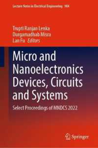 Micro and Nanoelectronics Devices, Circuits and Systems : Select Proceedings of MNDCS 2022 (Lecture Notes in Electrical Engineering)