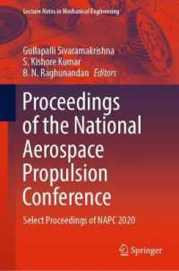 Proceedings of the National Aerospace Propulsion Conference : Select Proceedings of NAPC 2020 (Lecture Notes in Mechanical Engineering)