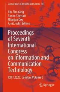 Proceedings of Seventh International Congress on Information and Communication Technology : ICICT 2022, London, Volume 3 (Lecture Notes in Networks and Systems)