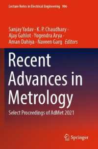 Recent Advances in Metrology : Select Proceedings of AdMet 2021 (Lecture Notes in Electrical Engineering)
