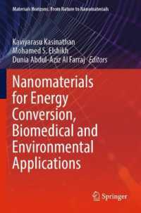 Nanomaterials for Energy Conversion, Biomedical and Environmental Applications (Materials Horizons: from Nature to Nanomaterials)