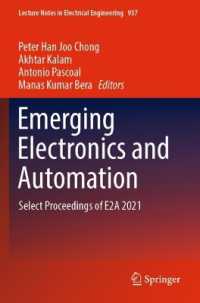 Emerging Electronics and Automation : Select Proceedings of E2A 2021 (Lecture Notes in Electrical Engineering)