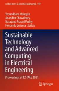 Sustainable Technology and Advanced Computing in Electrical Engineering : Proceedings of ICSTACE 2021 (Lecture Notes in Electrical Engineering)