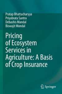 Pricing of Ecosystem Services in Agriculture: a Basis of Crop Insurance