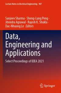 Data, Engineering and Applications : Select Proceedings of IDEA 2021 (Lecture Notes in Electrical Engineering)