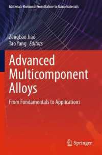 Advanced Multicomponent Alloys : From Fundamentals to Applications (Materials Horizons: from Nature to Nanomaterials)