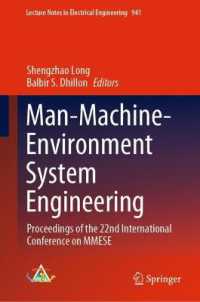 Man-Machine-Environment System Engineering : Proceedings of the 22nd International Conference on MMESE (Lecture Notes in Electrical Engineering)