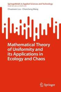 Mathematical Theory of Uniformity and its Applications in Ecology and Chaos (Springerbriefs in Applied Sciences and Technology)
