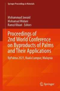 Proceedings of 2nd World Conference on Byproducts of Palms and their Applications : ByPalma 2021, Kuala Lumpur, Malaysia (Springer Proceedings in Materials)