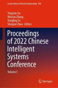 Proceedings of 2022 Chinese Intelligent Systems Conference : Volume I (Lecture Notes in Electrical Engineering)