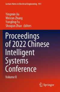 Proceedings of 2022 Chinese Intelligent Systems Conference : Volume II (Lecture Notes in Electrical Engineering)