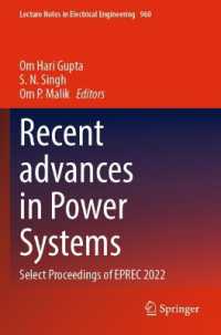 Recent advances in Power Systems : Select Proceedings of EPREC 2022 (Lecture Notes in Electrical Engineering)