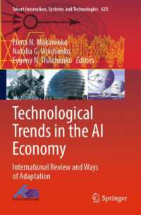 Technological Trends in the AI Economy : International Review and Ways of Adaptation (Smart Innovation, Systems and Technologies)