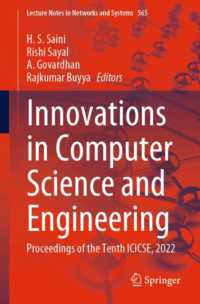 Innovations in Computer Science and Engineering : Proceedings of the Tenth ICICSE, 2022 (Lecture Notes in Networks and Systems)
