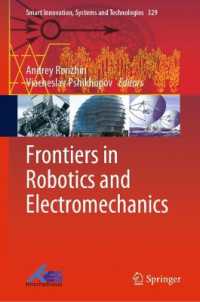 Frontiers in Robotics and Electromechanics (Smart Innovation, Systems and Technologies)