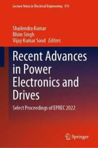 Recent Advances in Power Electronics & Drives : Select Proceedings of EPREC 2022 (Lecture Notes in Electrical Engineering)