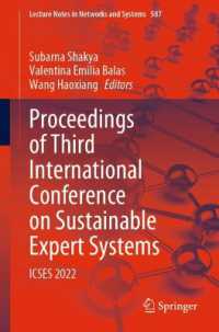 Proceedings of Third International Conference on Sustainable Expert Systems : ICSES 2022 (Lecture Notes in Networks and Systems)