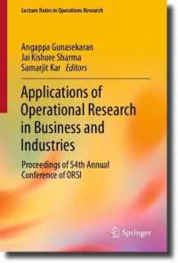 Applications of Operational Research in Business and Industries : Proceedings of 54th Annual Conference of ORSI (Lecture Notes in Operations Research)
